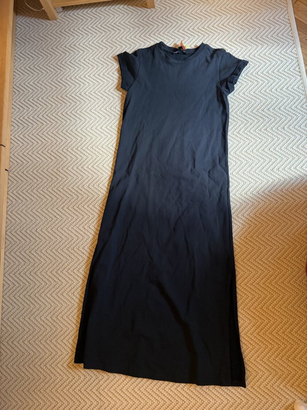 AllSaints Anna T-Shirt Maxi Dress Black Size 2